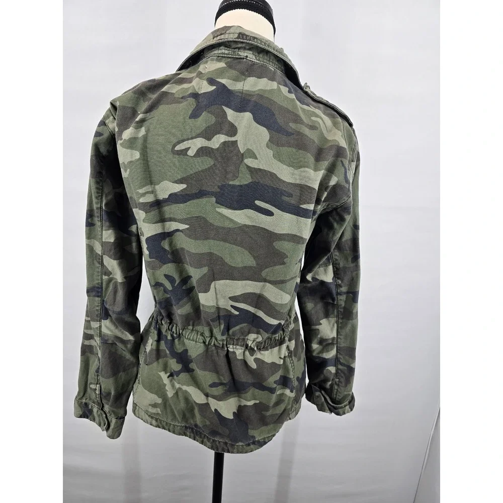 Altar'd State Womens Camo‎ Utility Field Jacket Green Brown Size M 1577